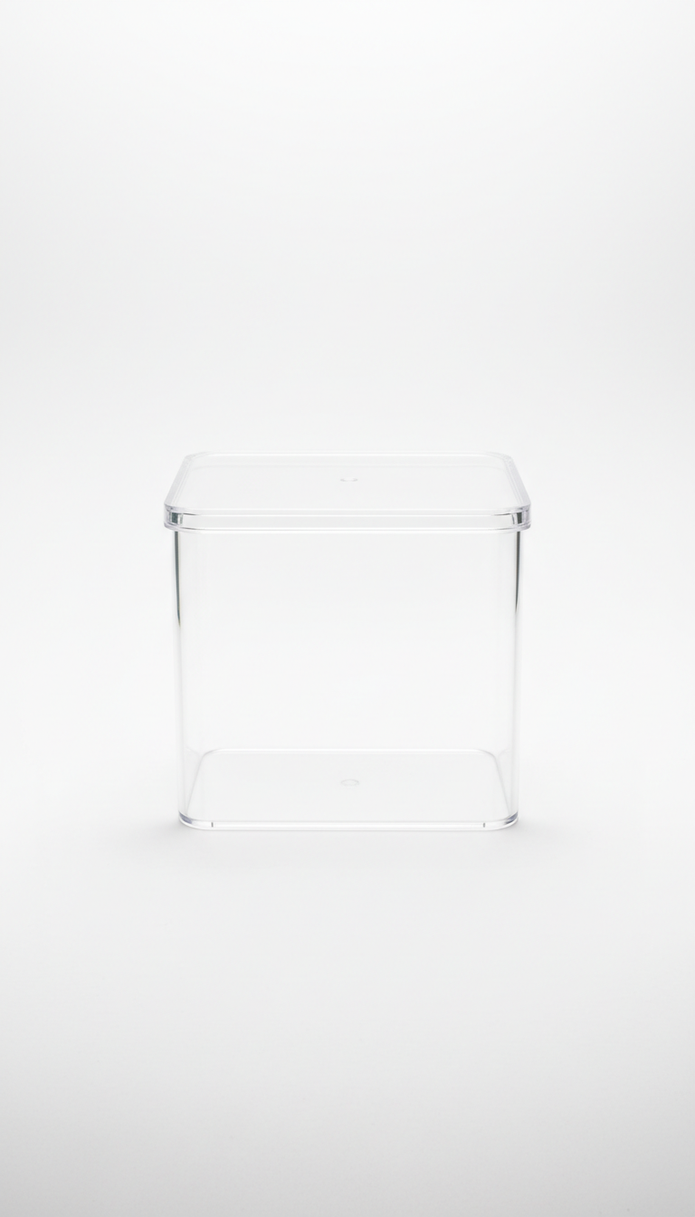Caja organizadora acrílica transparente