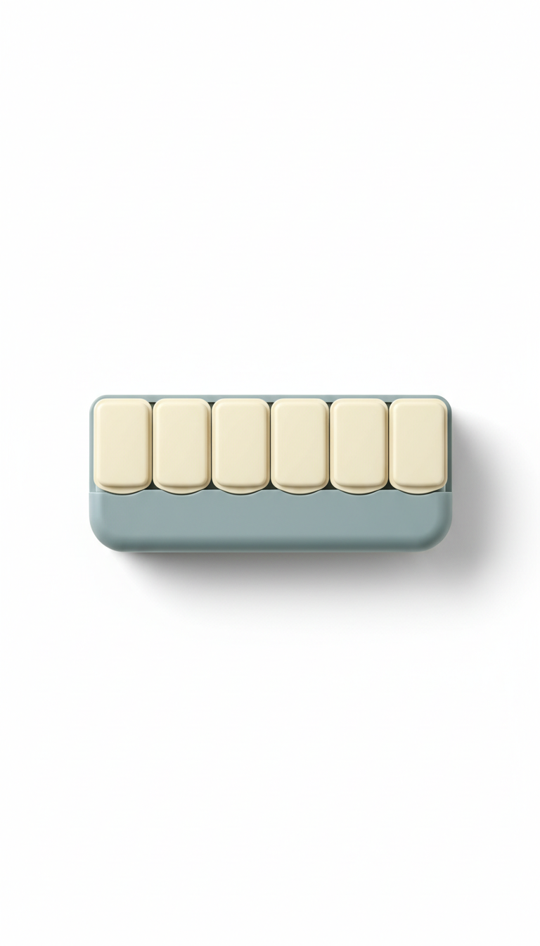 Pastillero semanal minimalista